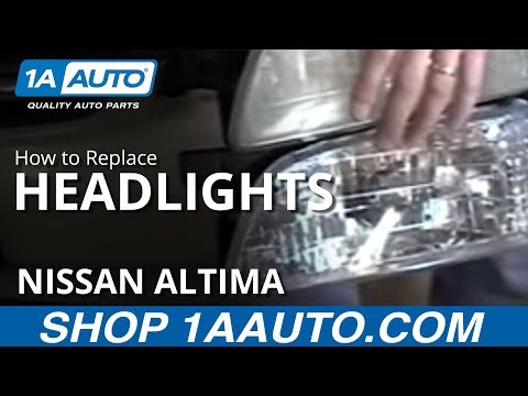 How To Install Replace Headlight 98-99 Nissan Altima 1AAuto.com