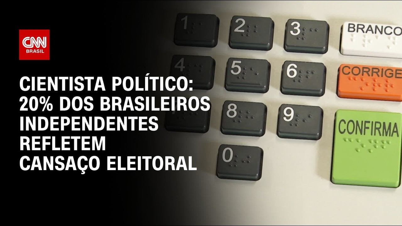 Cansaço eleitoral atinge 20% dos brasileiros que decidem voto de última hora, diz especialista | WW