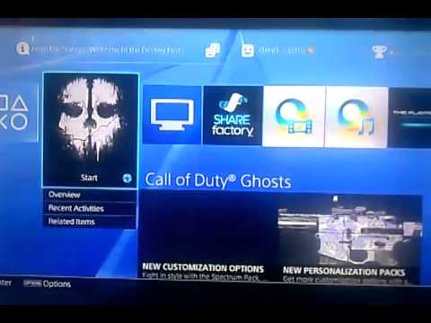 how to update application on ps4
