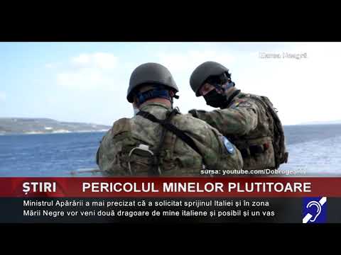 Pericolul minelor plutitoare