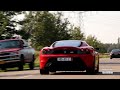 Here is an amazing video of +/- 50 super cars accelerating! This is also my 300th video on YouTube! You can see an insane linup, like the new Ferrari FF, 599 GTO, 430 Scuderia, Stirling Moss, 997 Turbo Spyder edition, Porsche 959, Fisker Karma, Challenge Stradale, GT3 RS, Audi R8 V10 Spyder and many many more! Turn up your speakers and enjoy this video! 