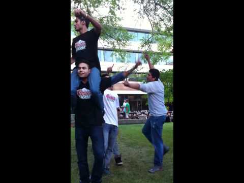 RED RIVER COLLEGE DESI PUNJABI MUNDE ROCK THE KEGGAR part 2