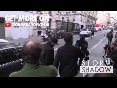 EXCLUSIVE: Robert Pattinson and FKA Twigs arrive at Casino de Paris