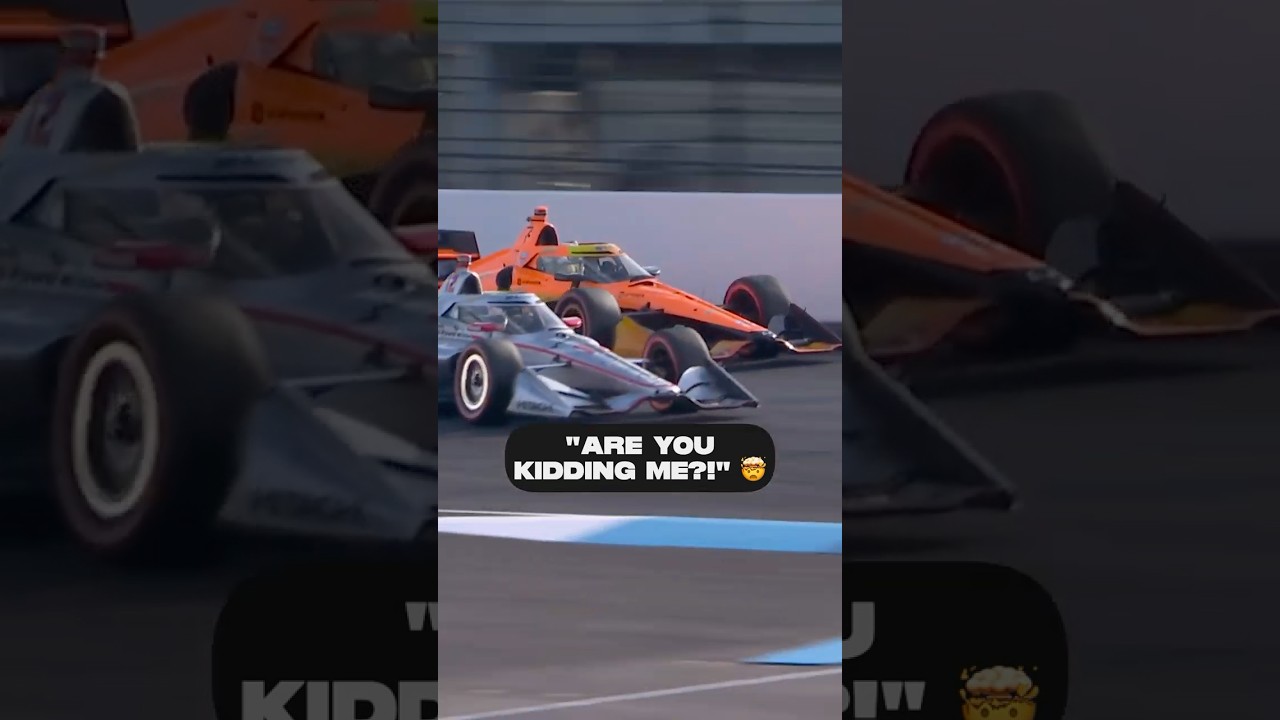 FOR THE LEAD AT INDY! 😲 #indycar #racing