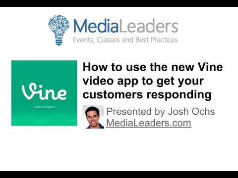 how to use vine app