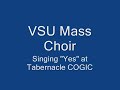 nicole larkin leads vsu mass choir in their rendition of 
