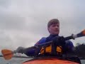 Paddling my sea kayak with the 