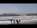 Cayucos Pier Going Off
