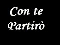 Con te partiro Con te partiro