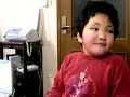 Home Work with shaking her arms and head