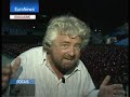 EuroNews - DE Interview - Italien Polit-Komiker Beppe Grillo