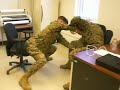 When Marines get Bored --- Stapler Fight!