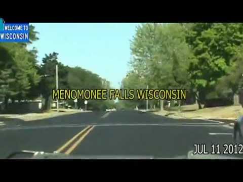 Menomonee Park to Menomonee Falls WI Time Lapse Drive
