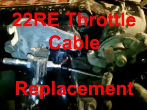 How to Replace Toyota 4Runner/Pickup Throttle Cable 22RE