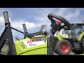 Miniature vidéo Tractopelle à pédales Claas Arion 410 + remorque + excavatrice