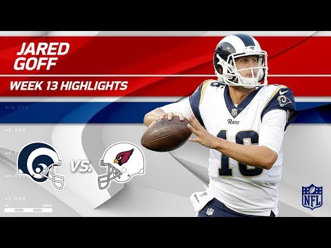 Video: Jared Goff Gets the Win w/ 2 TDs vs. Arizona! | Rams vs. Cardinals | Wk 13 Player Highlights