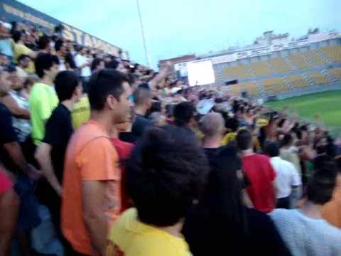 BOCA JUNIORS TRAINING AT KL.VIKELIDIS (ARIS ARENA) WITH FANS OF SUPER 3