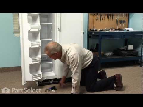how to remove the light cover on a g.e. refrigerator