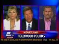 darn, it's too bad that conservatives actors like danny aiello, tom selleck, tom beringer, robert duvall, clint eastwood, kelsey gramma, george hamilton, chuck norris, hal holbrook, bob hope, dennis hopper, catherine bell, james earl jones, denzel washington, etc. through the years have been uable to find work in hollywood because of their conservative political views. when i think of actors turned politicians i think of nothing but conservatives: sonny bono, arnold schwarzenegger, and fred thompson. 

you wouldn't know any of this listening to fox news. like this clip where host john kasich joins in the hollywood bashing