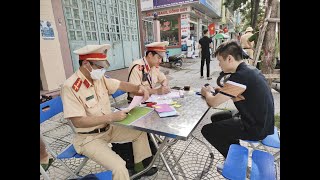 Công an TP Uông Bí: ra quân cao điểm kiểm tra, xử lý vi phạm trật tự an toàn giao thông