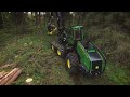 John Deere 1470G harvester