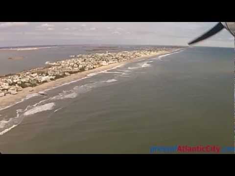 Long Beach Island, NJ  aerial footage following Hurricane Sandy