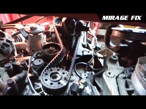 how to change timing belt evo ix