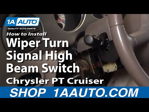 How To Install Replace Wiper Turn Signal High Beam Switch Chrysler PT Cruiser 01-05 1AAuto.com