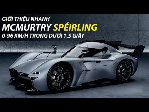 Giới thiệu McMurtry Speirling | Đặc tính khí động học không tưởng, tăng tốc kinh hoàng | XE24h