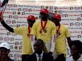 Medal presentation ceremonies at the 19th NNPC/Exxon Mobil Nigeria Olympics Trials in Abuja, July 2008.