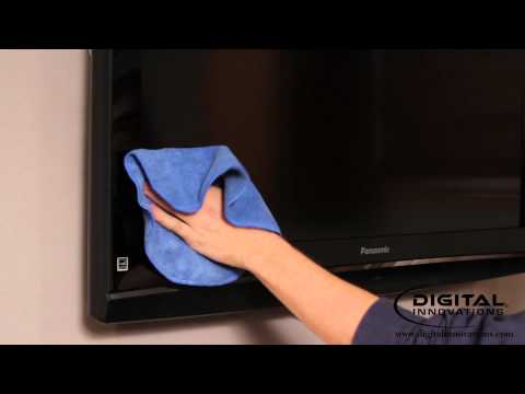 how to clean a lcd tv screen properly