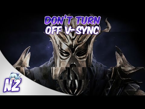 how to turn vsync on skyrim