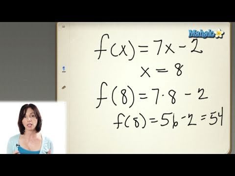 how to define y as a linear function of x