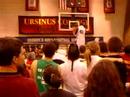 Ursinus cuts down the net Ursinus cuts down the net