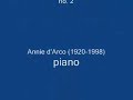 gabriel piern� (1863-1937)
nocturne en forme de valse op. 40 no. 2
annie d'arco (1920-1998), piano