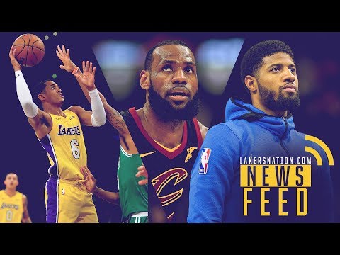 Video: LN News Feed: Lakers Win Over Celtics, Lakers-Cavs Trade Rumors & Paul George's All-Star Snub