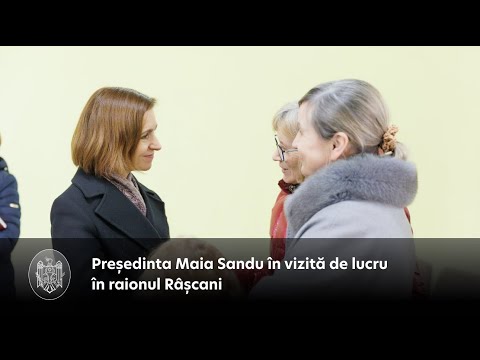 Președinta Maia Sandu a vizitat localnicii din Mihăileni și Recea, din raionul Râșcani