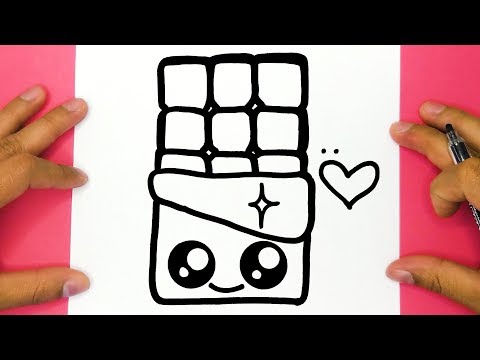 video-linktoworks-HOW TO DRAW A CUTE CHOCOLATE AND COLORING, DRAW …
