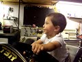 bebe en karting a motor