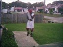 its me again ova my boy D house dancing b4 my mama came 2 pick me upi didnt do nothing 4real...just played around as usual