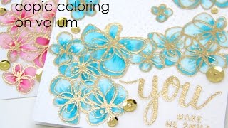 Copic Coloring on Vellum