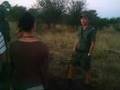Animals Leaving their calling card During bushwalk at Kruger national park South Africa