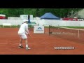 trainingseinheit: philipp lahm bei tennis spielen