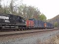 Norfolk Southern 65J and 809 on NS Pittsburgh Line