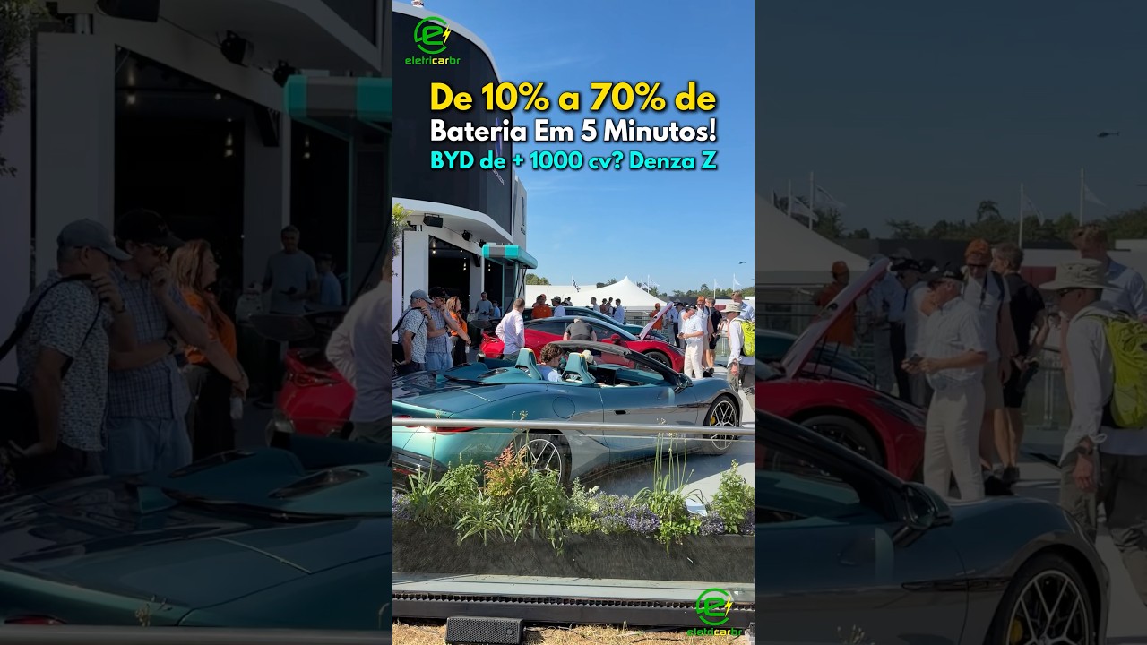 De 10% a 70% de Bateria Em 5 Minutos! BYD de +1000 cv? Denza Z⚡