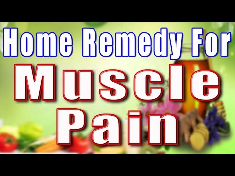 how to cure muscle pain