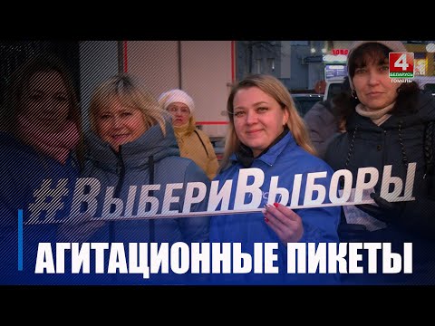 На Гомельщине начались пикеты видео