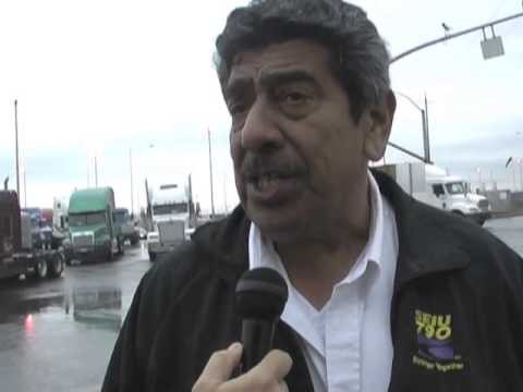 Shut It Down! SEIU 1021 Oakland Port Workers Strike for One day