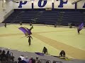 Karns High Winterguard at the Pope Preview Show 2007