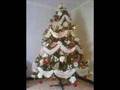 Decoraci�n de una casa en Navidad